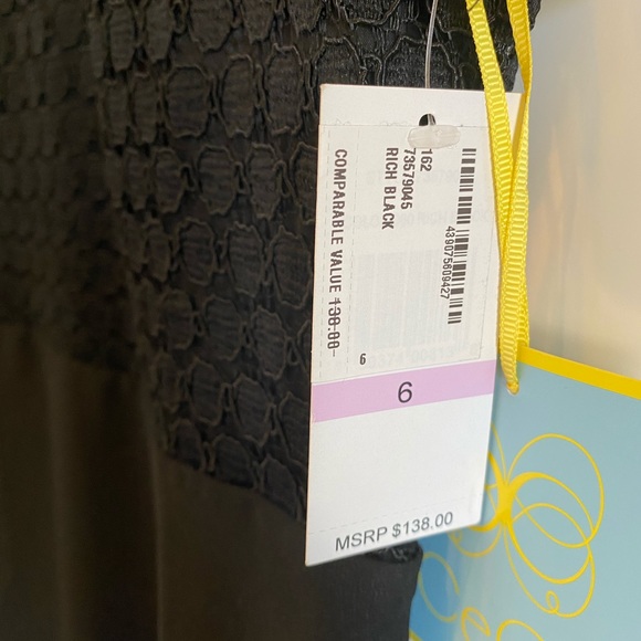 Nordstrom’s Lace Top Black Dress - Picture 5 of 5